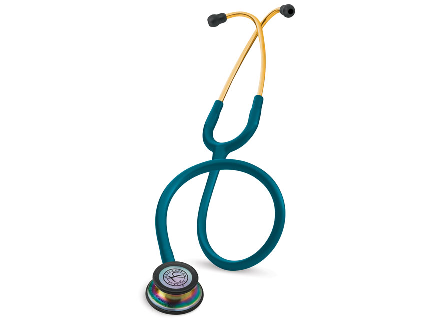 Littmann CLASSIC III stetoskops, Fonendoskops Littmann Classic III - karību zils - varavīksnes apdare