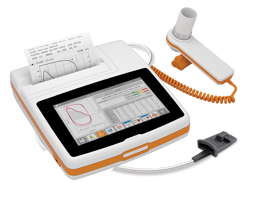 Spirometrija, 3 SPIROLAB COLOUR SPIROMETER with 7 touchscreen.SpO2.printer.software