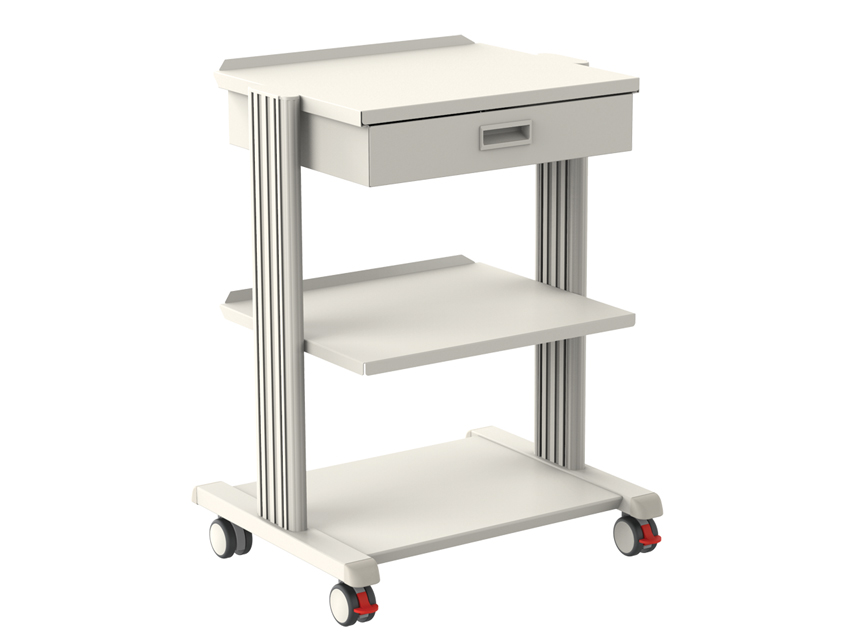 SMART CART 2 plaukti 50x42 cm and pamatne and atvilktne N1