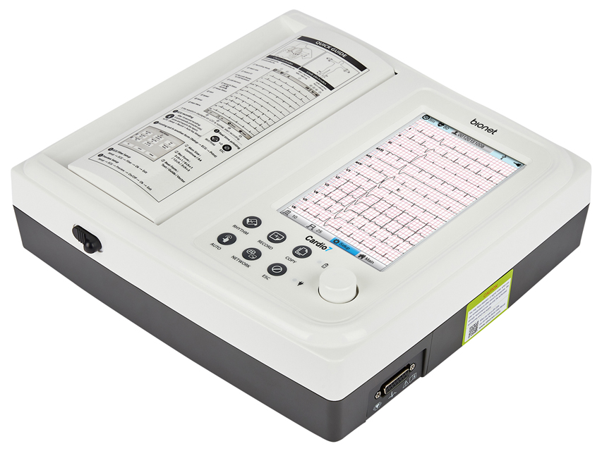 Elektrokardiogrāfi 6-12 kan, P10 NEW CARDIO 7 ECG 12 kanālu ar skārienjūtīgu ekrānu