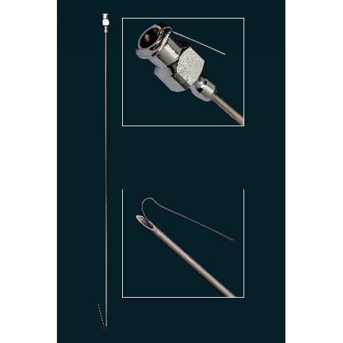 014Luer lock tērauda adata, ø 1,2mm, garums 100mm, iepakojumā 2gab