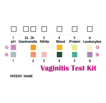 VAGINITIS TEST KIT - professional - card