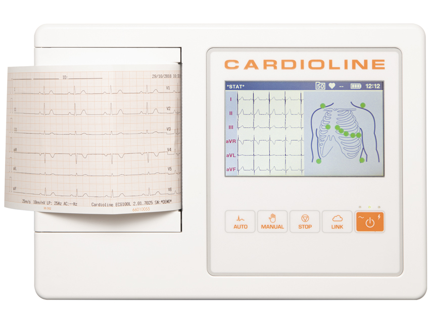 CARDIOLINE ECG100L FULL (Glasgow +EasyApp) - 5 colour touch screen