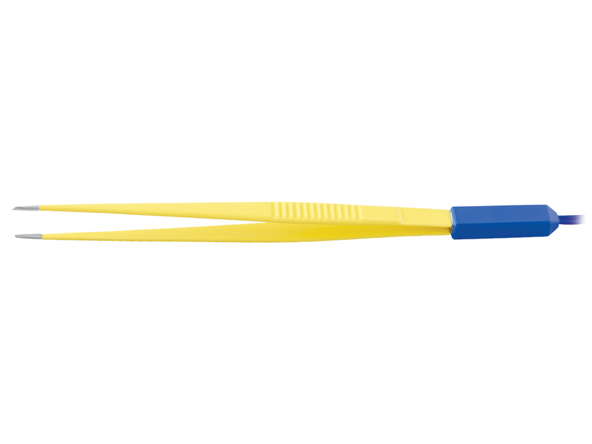 DISPOSABLE STRAIGHT FORCEPS 20 cm with 3 m cable - tip 1.0 mm