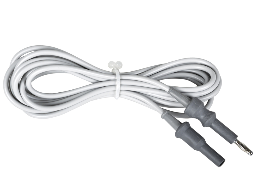 Bipolar and monopolar forceps and cables, MONOPOLAR CABLE - 4 mm M-F for Laparoscopic electrodes