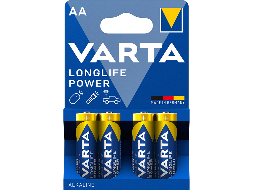 VARTA ALKALINE BATTERIES - stilo AA