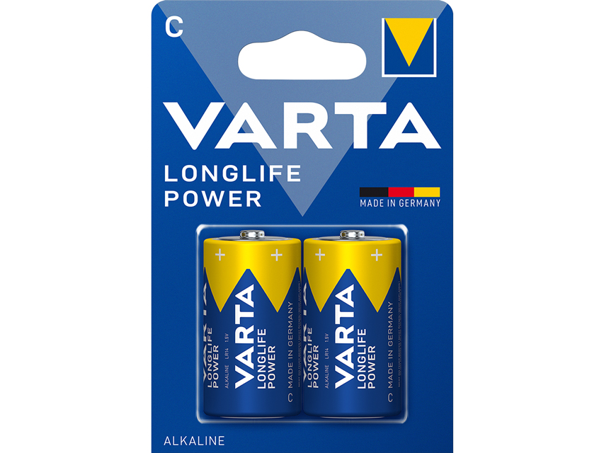 VARTA ALKALINE BATTERIES - half torch C