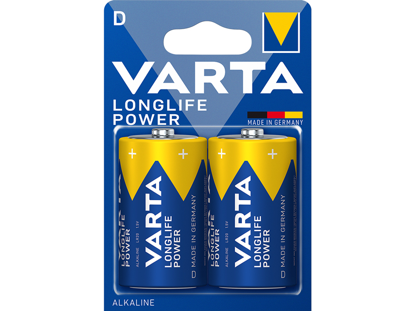 VARTA ALKALINE BATTERIES - torch D