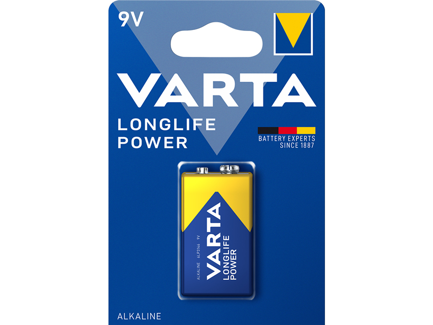 VARTA/RAYOVAC batteries, VARTA ALKALINE BATTERIES - 9V