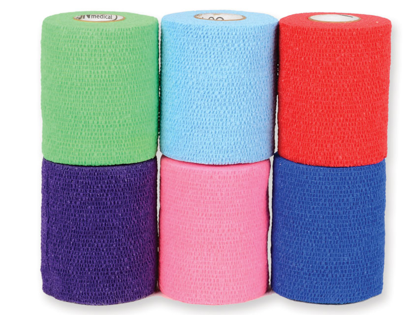 BSN dressing products, CO-PLUS BANDAGE 6.3 m x 7.5 cm - mixed colours