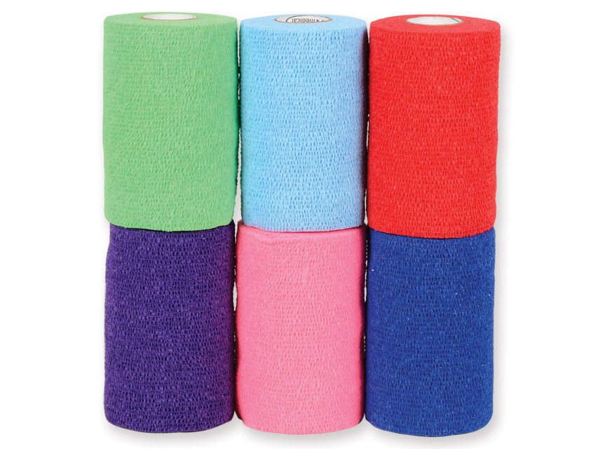 BSN dressing products, CO-PLUS BANDAGE 6.3 m x 10 cm - mixed colours