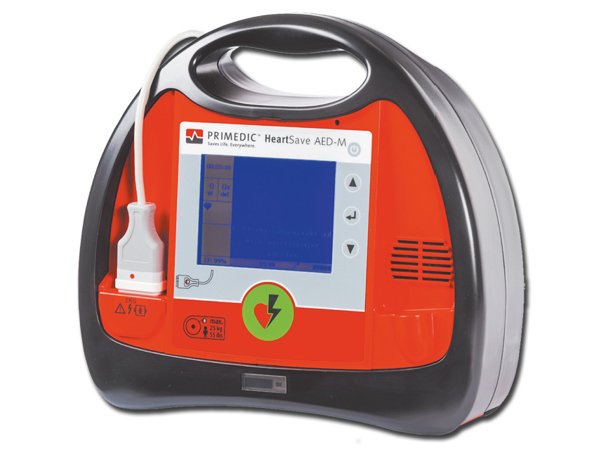 Defibrillators, PRIMEDIC HEART SAVE AED-M - Defibrillator with ECG and Monitor IT/FR/DE/GB