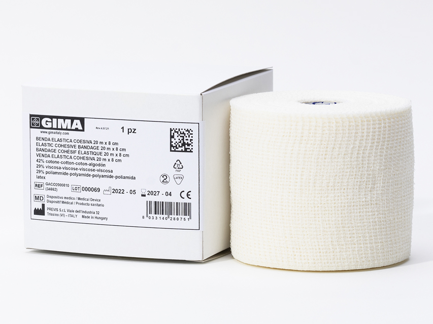 ELASTIC COHESIVE BANDAGE 20 m x 8 cm