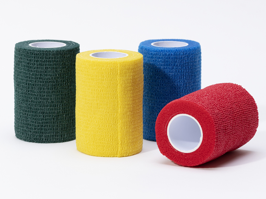 COHESIVE NON WOVEN ELASTIC BANDAGE 4.5 m x 7.5 cm - 5 colours