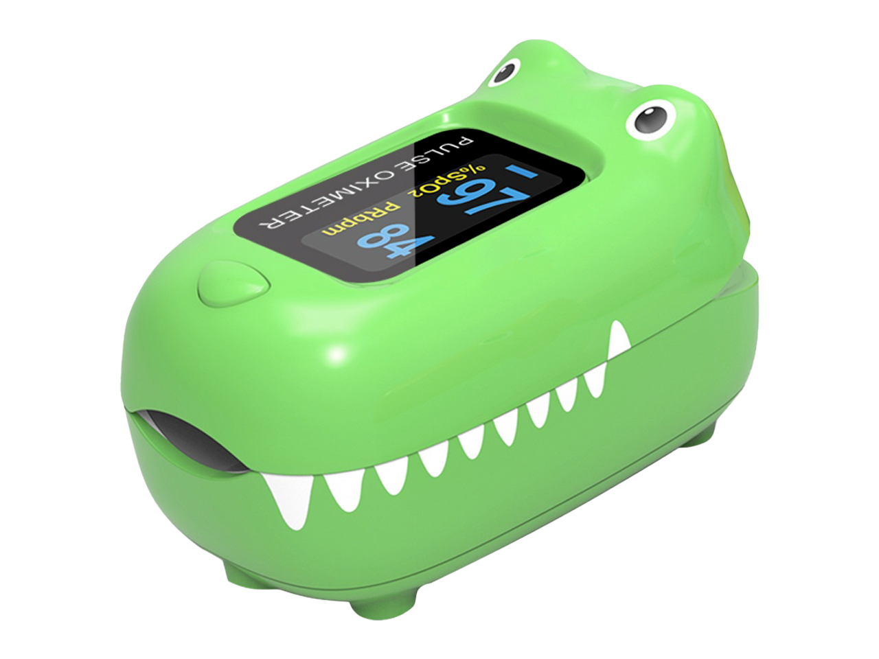 Pulsa oksimetri, OXY-0 PEDIATRIC FINGER OXIMETER - crocodile - GB,IT,ES,DE,GR,PL