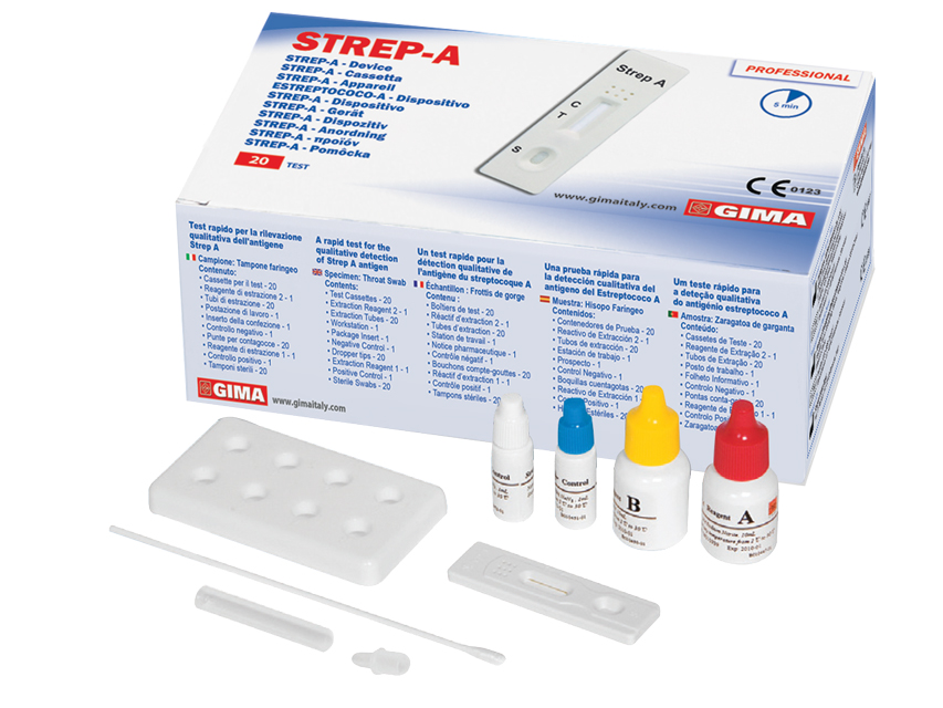 Diagnostic test strips and devices, STREP-A TEST - device