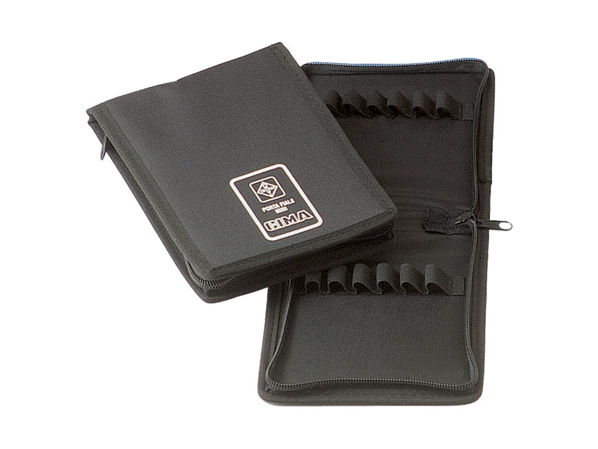 Pouches, holsters, instrument holders, MINI VIALS BAG - black nylon zip