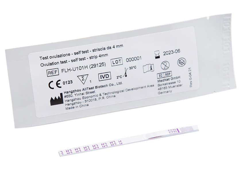 Gyn tests, OVULATION TEST - self test - strip 4mm