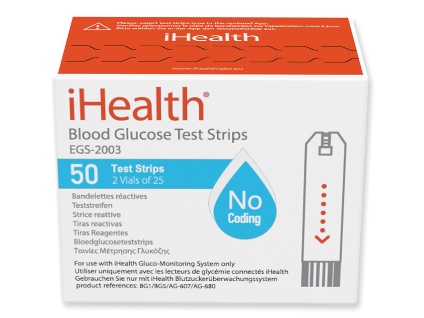 iHEALTH GLUCOSE STRIPS for 23509,23510,23514, iHEALTH GLUCOSE STRIPS1 for 23509,23510,23514