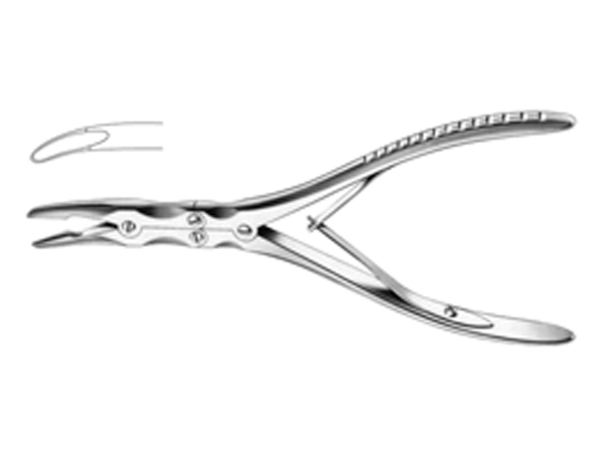 Vet stainless steel Instruments, BEYER BONE FORCEPS - 18 cm