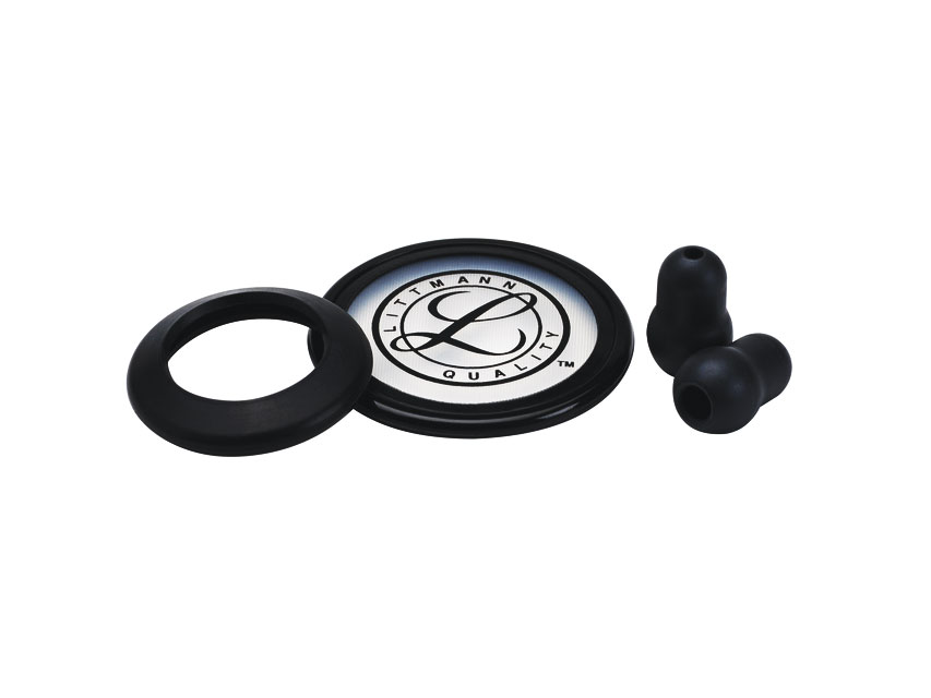 LITTMANN KIT 40005: DIAPHRAGM and RIM and BELL SLEEVE and EARTIPS for Classic II SE - black - blister