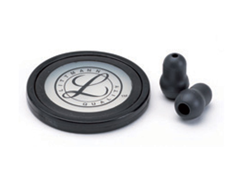 LITTMANN KIT 40011: DIAPHRAGM and RIM and EARTIPS for Master Cardiology - black - blister