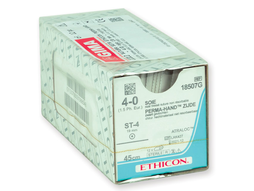 ETHICON PERMA-HAND SILK SUTURES - braided