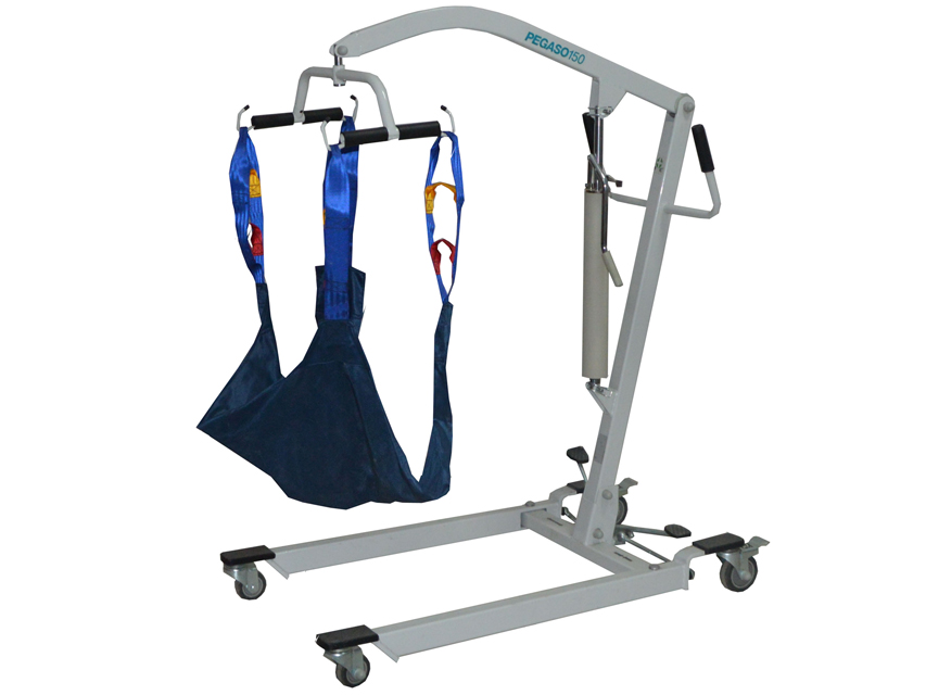 Slimnīcu aprīkojums, HYDRAULIC PATIENT LIFTER - load 150 kg