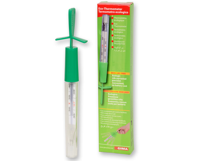 Termometri, GIMA ECOLOGICAL THERMOMETER with shake-down aid