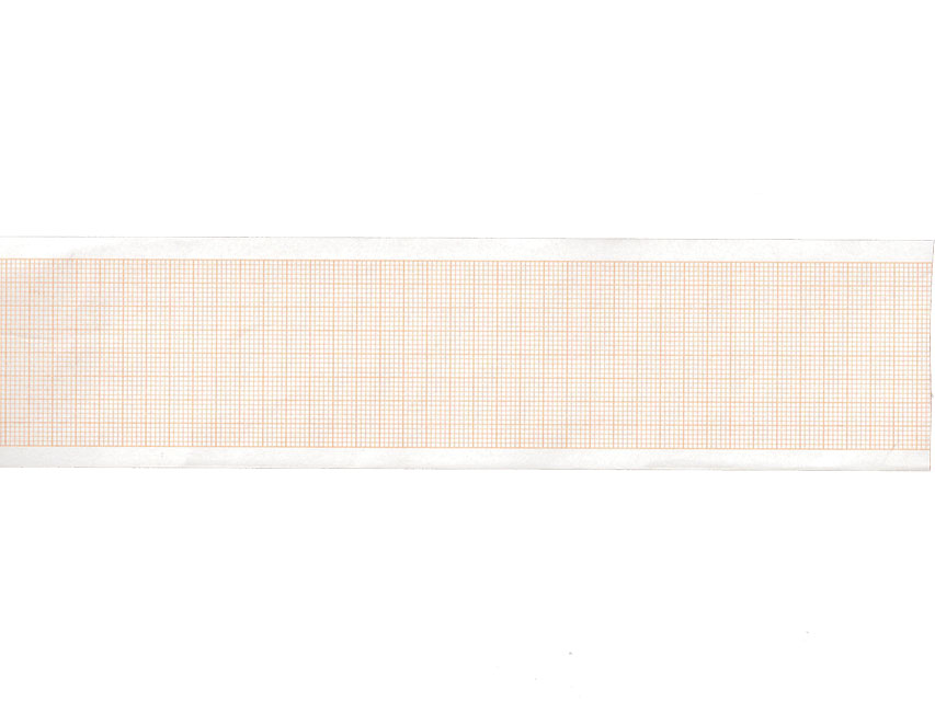 Thermic paper for ECG, ECG thermal paper 50x20 mm x m roll - orange grid