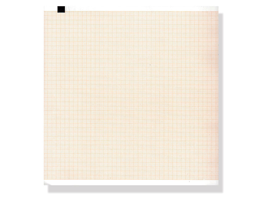 ECG thermal paper 210x300mm x200s pack - orange grid