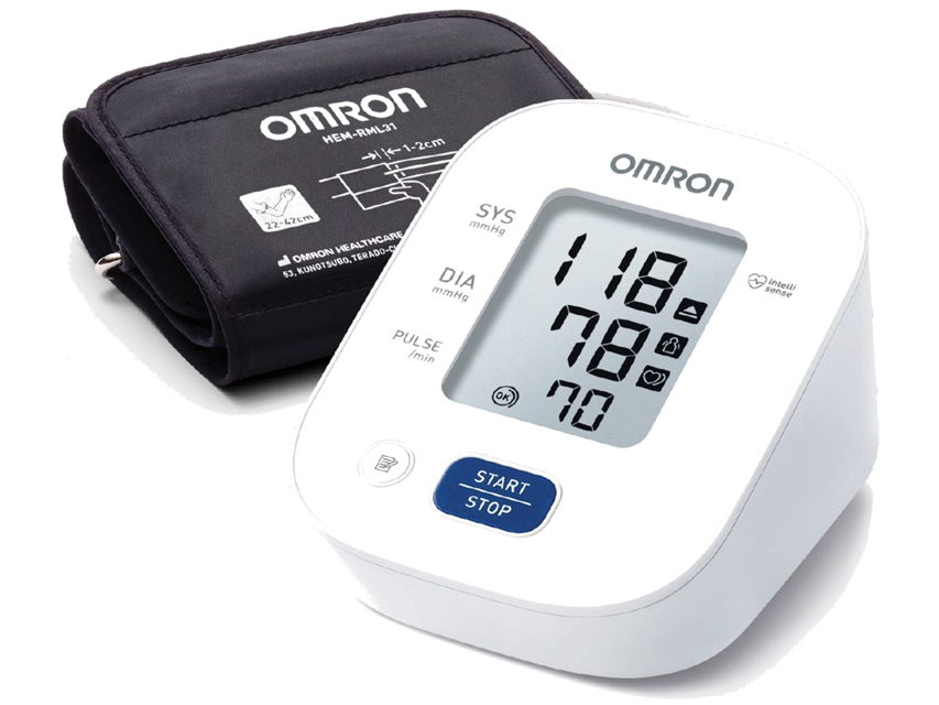 Digitālais asinsspiediena mērītājs uz augšdelma Omron (vai ekvivalents)., OMRON M2 HEM-7146-E DIGITĀLAIS SPIEDIENA MONITORS