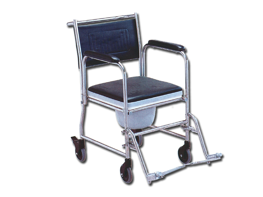 Ratiņkrēsli, Invalīdu krēsls ar riteņiem-rullīšiem no nerūsējošā tērauda
