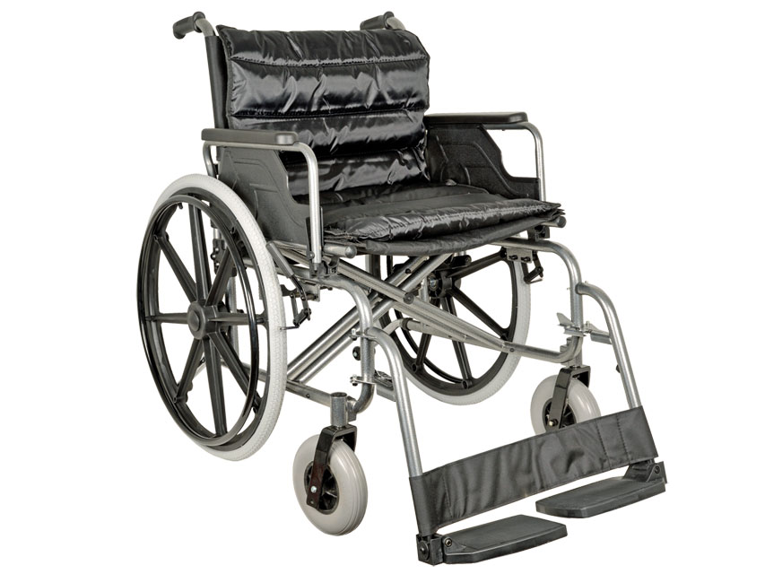 Ratiņkrēsli, Liels invalīdu krēsls - tērauda