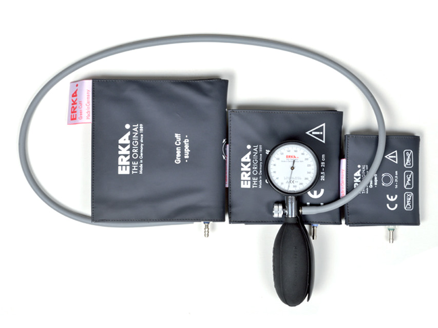 Kobold aneroīdu sfigmomanometrs - melns, kobold aneroid sphygmomanometer with 3 paediatric cuffs - grey1