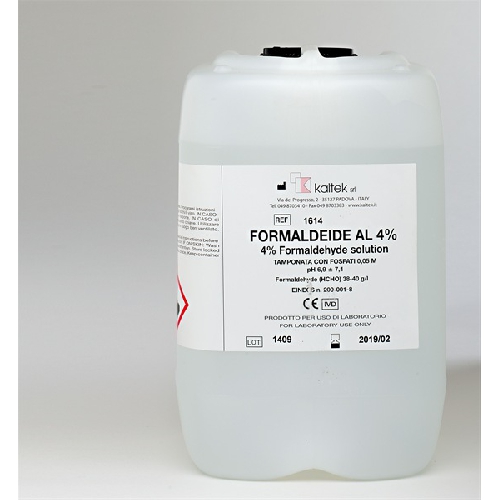 Konteineri ar formalīnu, Formaldehyde 4% ph 6.9-7.0