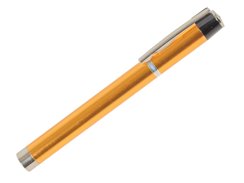 Pildspalva lukturis, LED OMEGA TORCH - gold