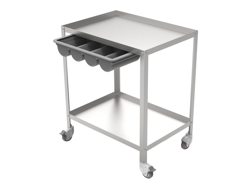 5 INOX TROLLEY