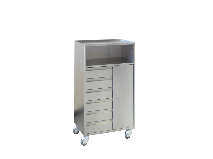 2 ANAESTHETICS TROLLEY