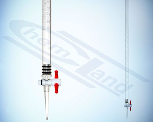 Birete taisna akrila aizbāzni ar PTFE