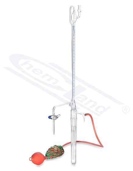 Birete ar, uz granulu, CHEMLAND NEW LINE, stikla aizbīdnis, ar sloksniņu un gumijas spuldzīti tīklā, komplektā.