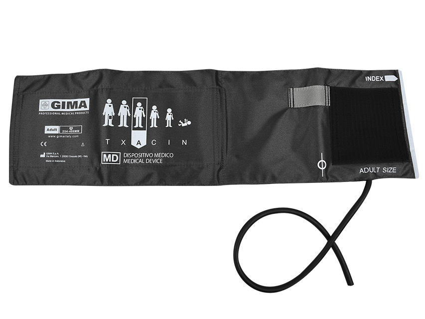 MANŠETE PIEAUGUŠAJIEM AR CAURULI, 25-40CM, TUMŠI PELĒKA/MELNA