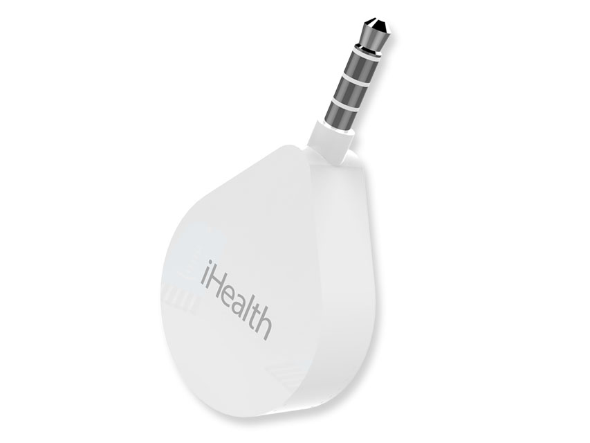 IHEALTH ALIGN BG1 BUTTON SIZE GLUCOSE MONITOR MOBILE TRANSMISSION