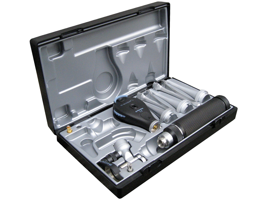 RIESTER VET OTO-OFTALMOSKOPA KOMPLEKTS HL 2,5 V AR AA ROKTURI – 3861