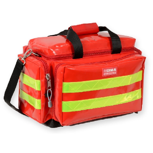 SMART BAG AR PVH PĀRKLĀJUMU-SARKANA