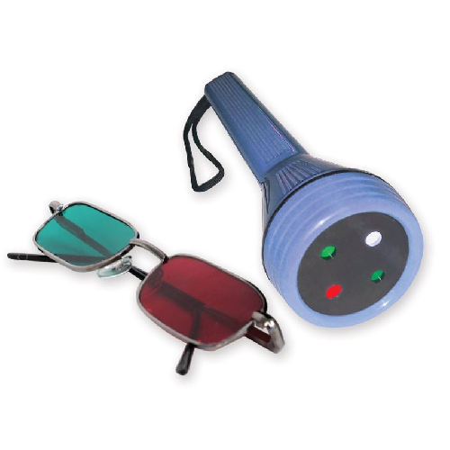 WORTH KRĀSU TESTS AR SARKANIEM/ZAĻIEM STIKLI