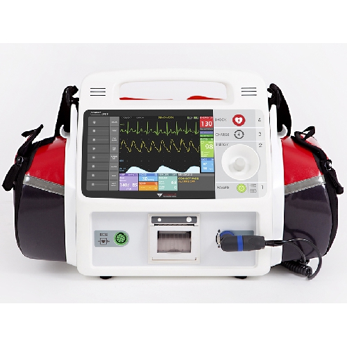P10 RESCUE LIFE 9 AED DEFIBRILLATOR WITH TEMP. SPO2. PACEMAKER - ENGLISH