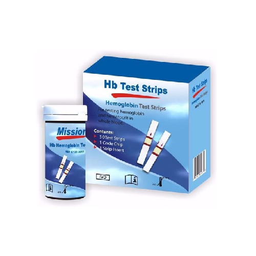 MISSION HB HEMOGLOBĪNA TESTĒŠANAS SISTĒMA
