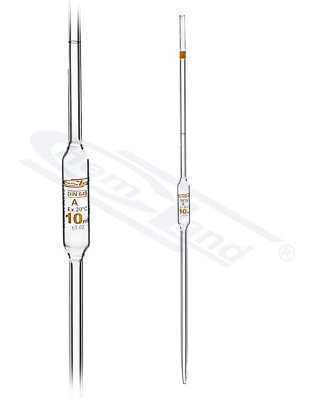 CHEMLAND NEW LINE 001 CL.A CERT.SERIES PIPETE, SK. BRŪNA
