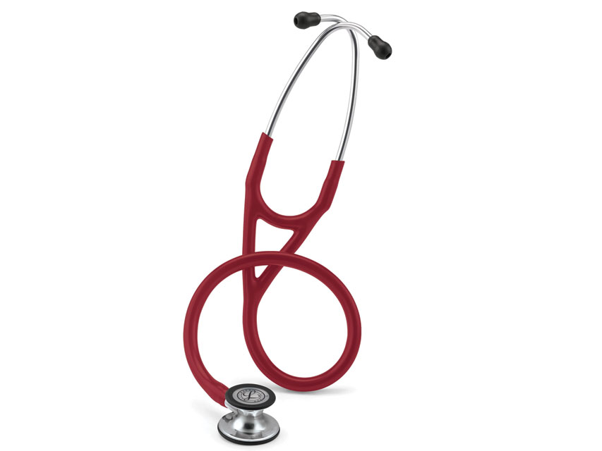 Fonendoskops Littmann Cardiology IV, bordo, spoguļa apdare